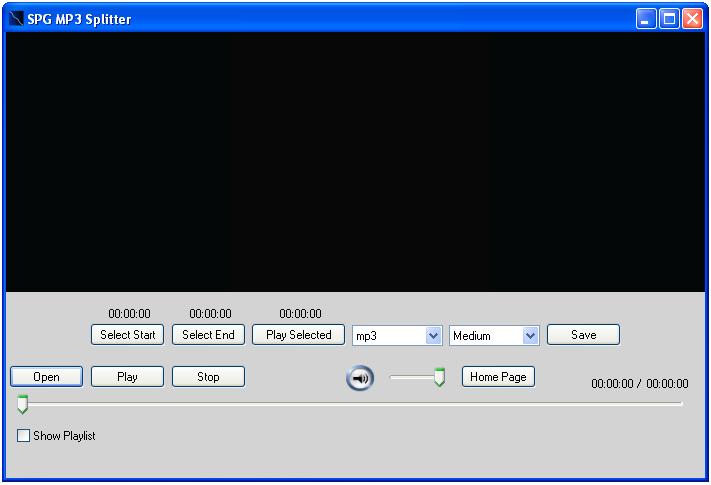 MP3 Splitter screen shot